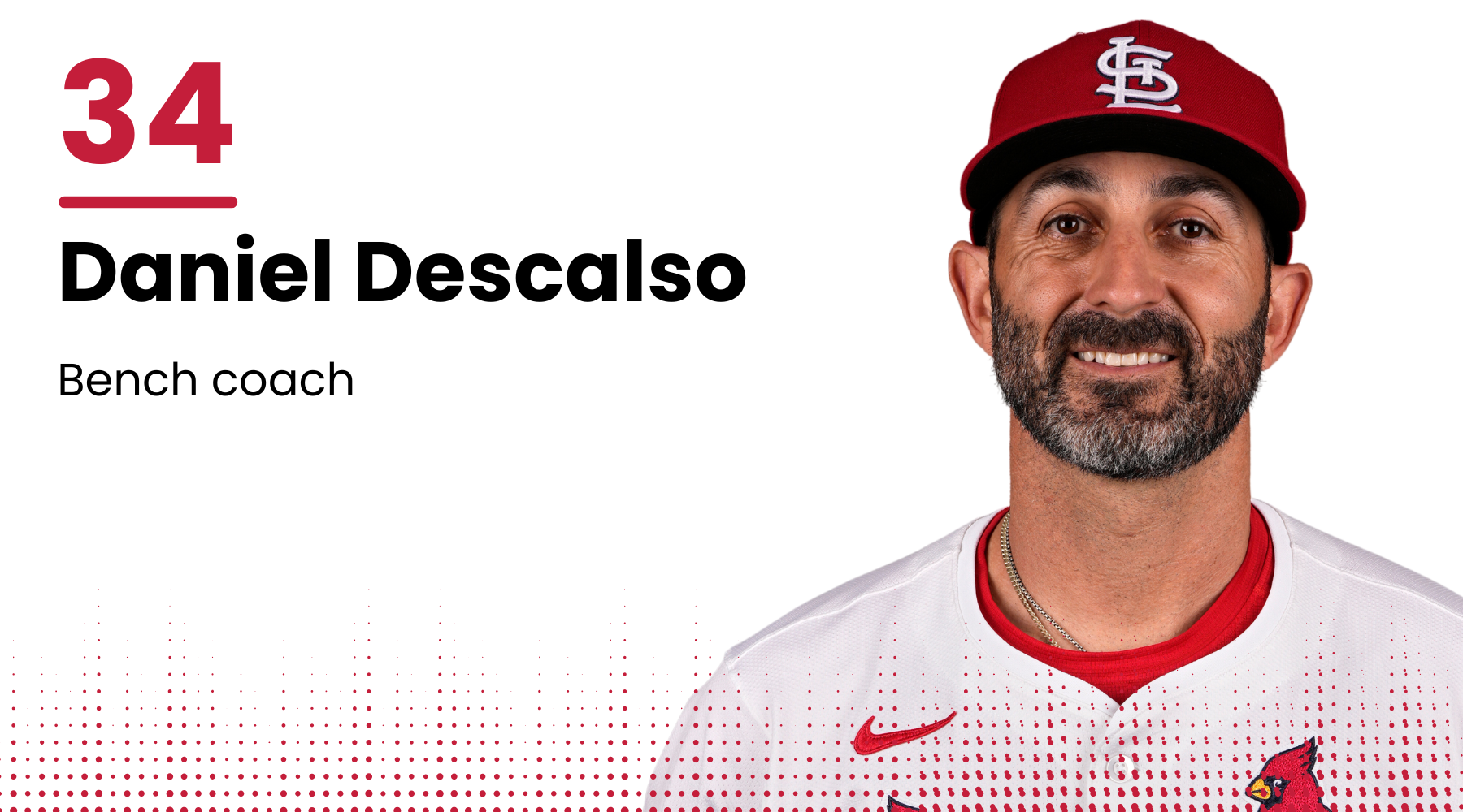 2025 Cardinals roster: Daniel Descalso, Bench coach